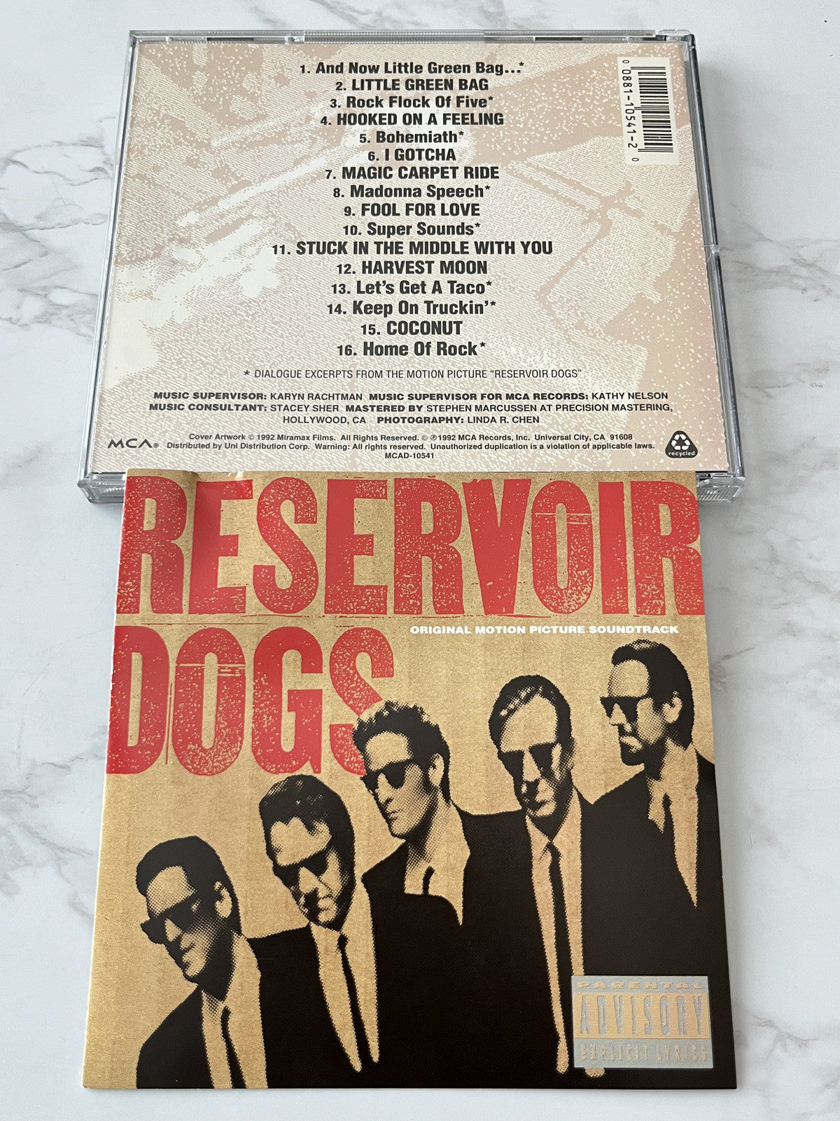 Reservoir Dogs Original Soundtrack (1992) [JVC PRESS]
