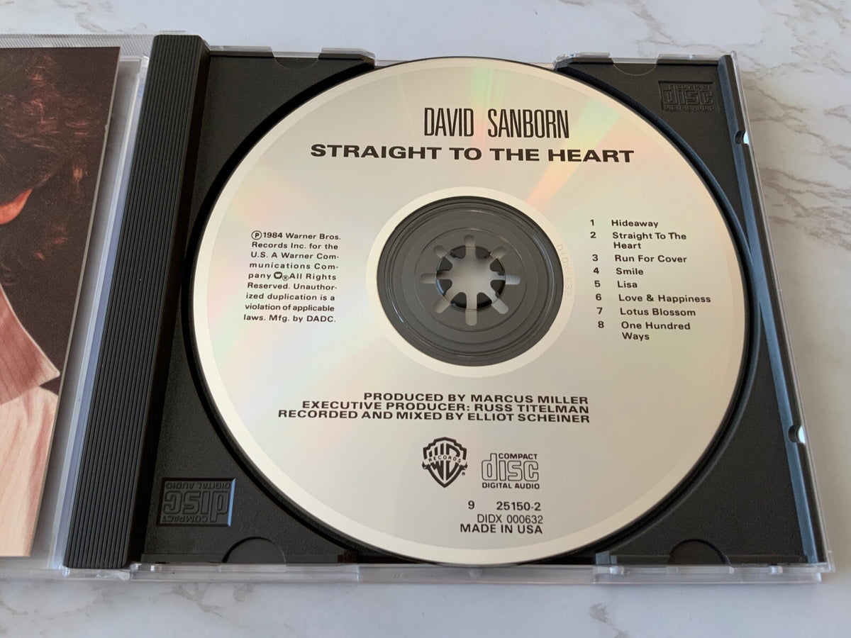 David Sanborn – Straight To The Heart [DADC PRESS]