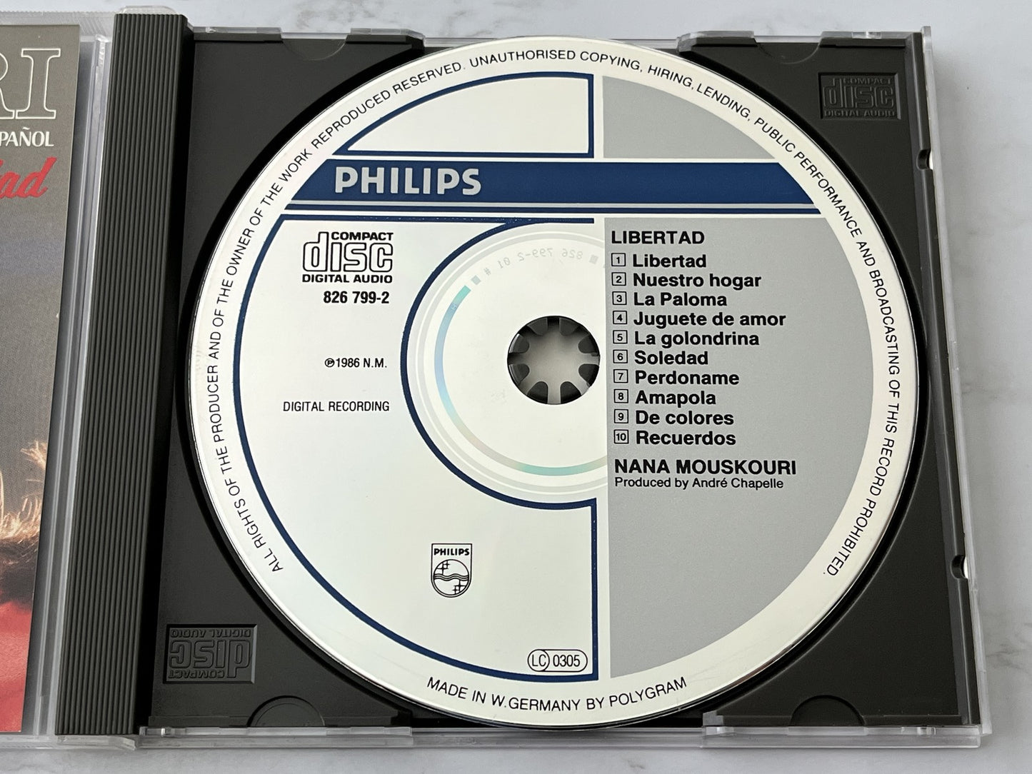 Nana Mouskouri – Libertad (1986) [W GERMANY TARGET ERA]