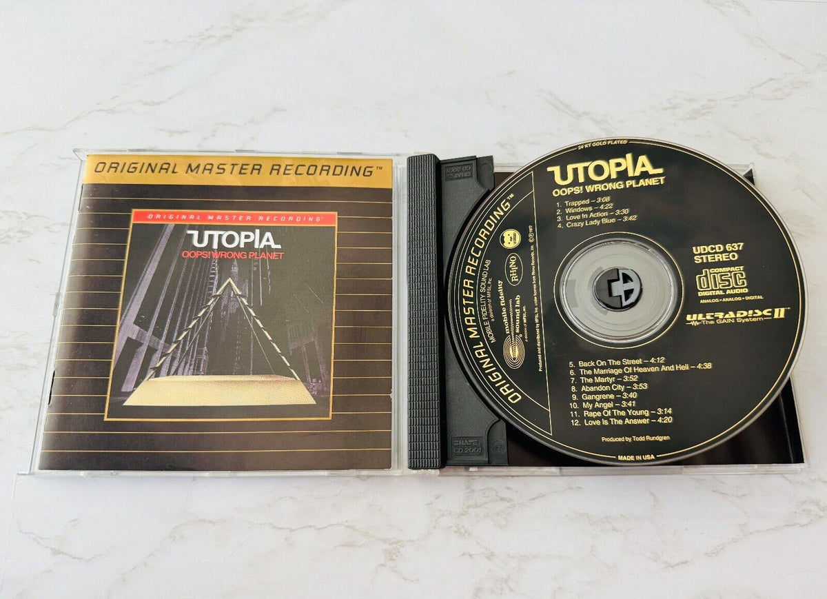 Utopia – Oops Wrong Planet (MFSL, 24KT Gold, Numbered) (1995)