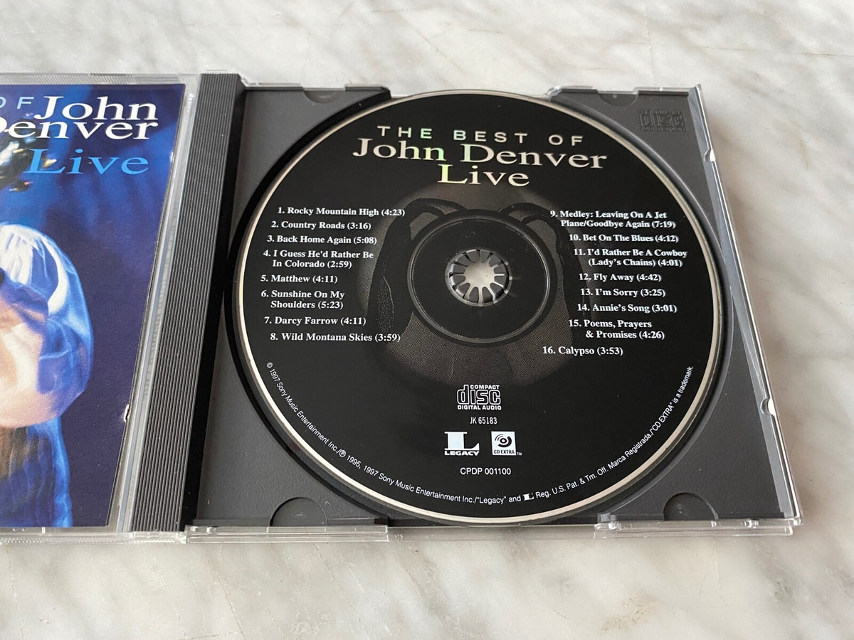 John Denver – The Best Of Live (1997) [ORIGINAL USA PRESS]
