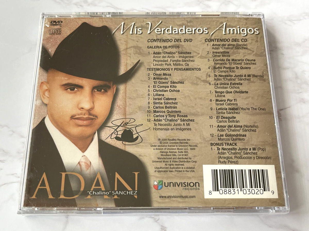 Adan Chalino Sanchez – Mis Verdaderos Amigos (CD/DVD) (2004)
