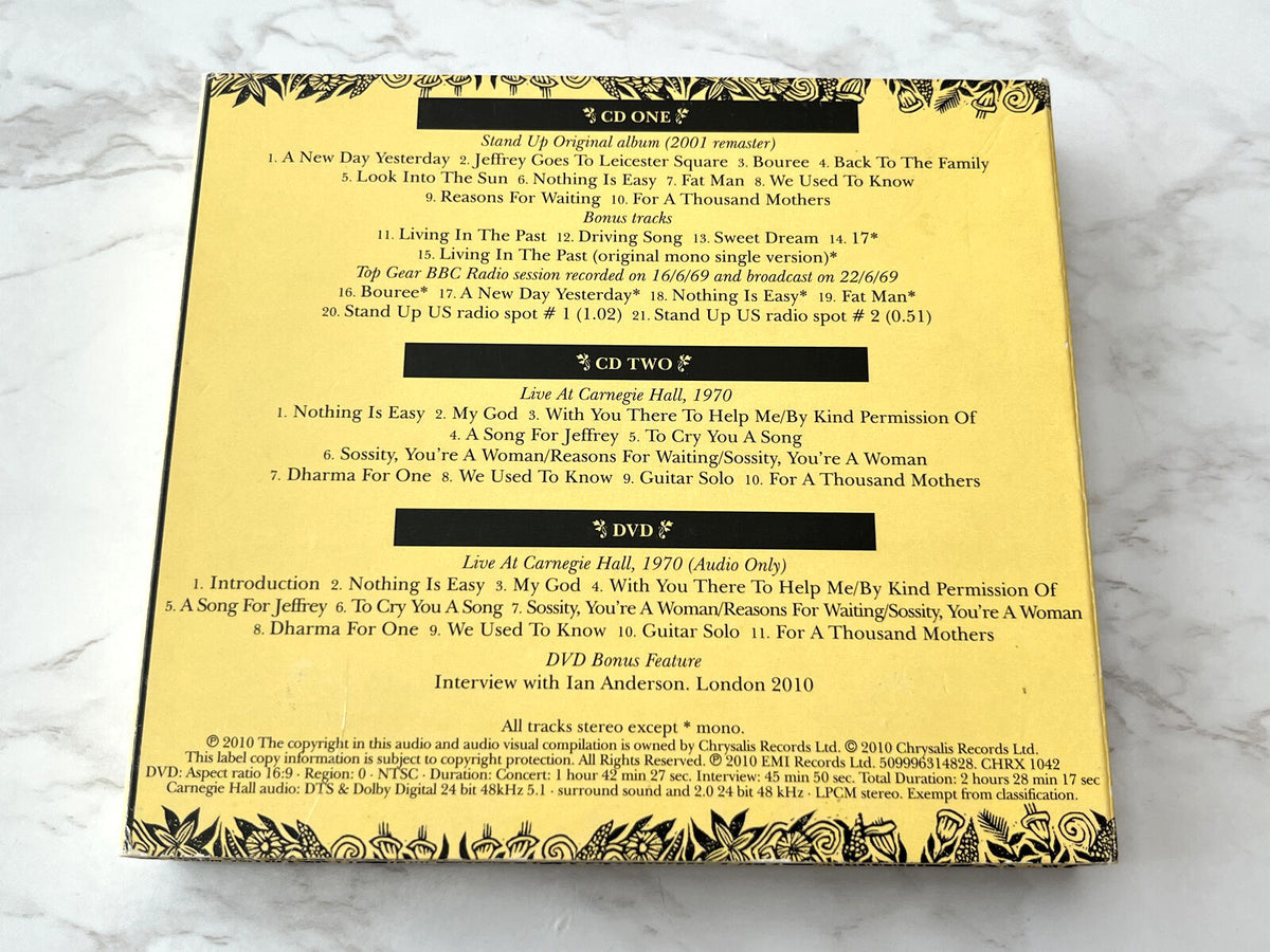 Jethro Tull – Stand Up (Digipak, CD/DVD) (2010) [UK PRESS]
