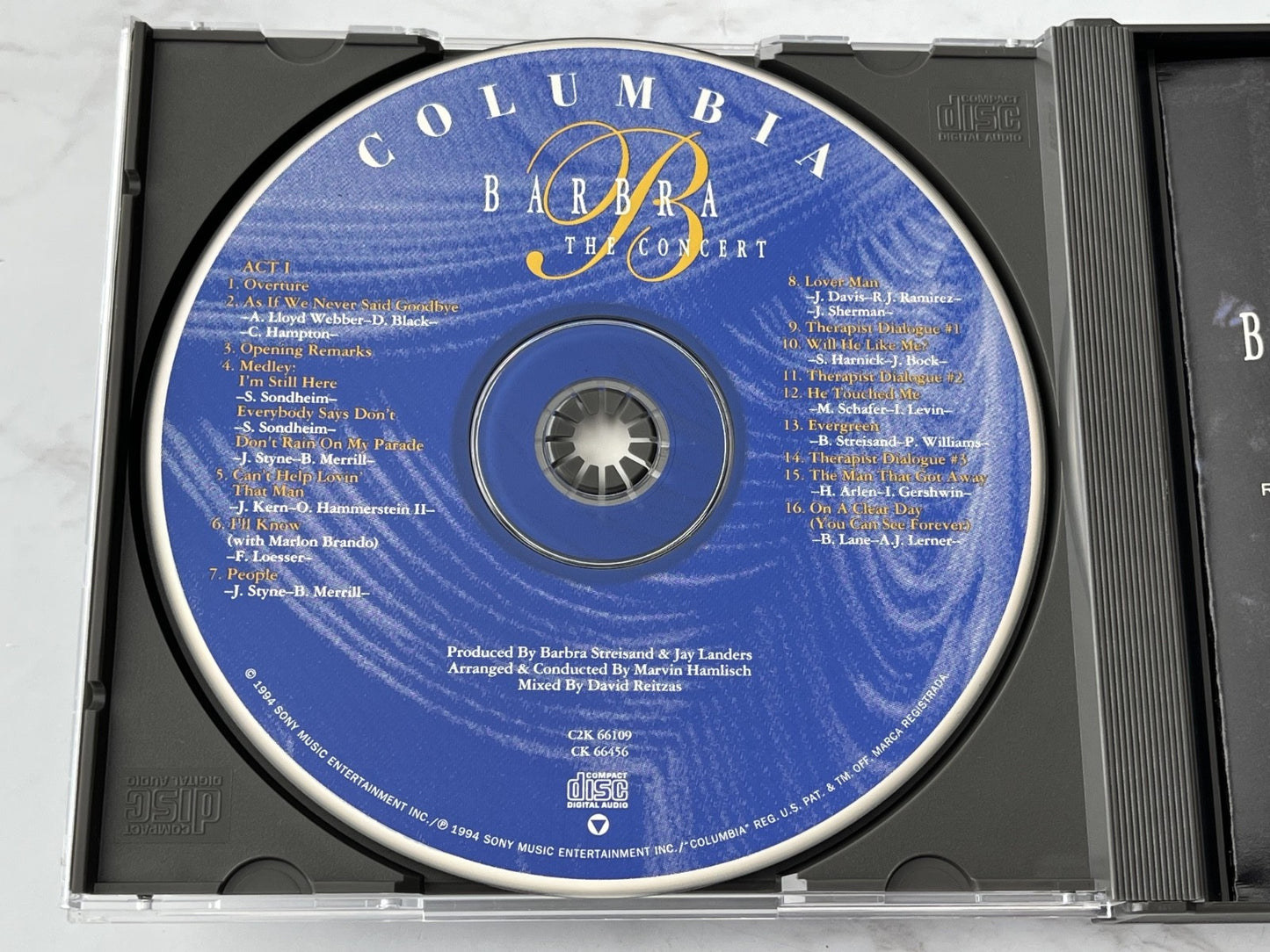 Barbra Streisand – The Concert (1994) [ORIGINAL USA PRESS]