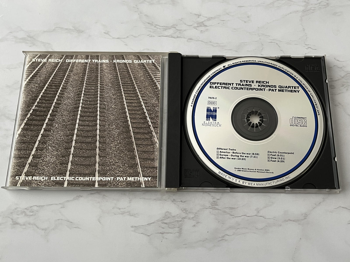 Steve Reich – Different Trains Electric Counterpoint (1989) [ORIGINAL USA PRESS]