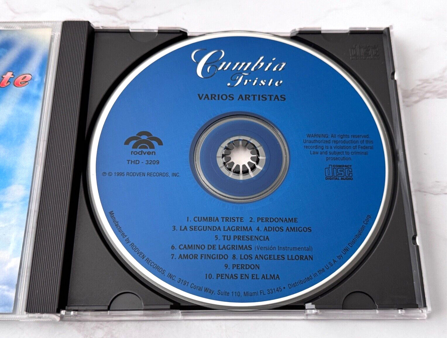 Angelica Maria, Banda MR-7, Los Fugitivos, Tejano Breed – Cumbia Triste Varios Artistas (1995) [ORIGINAL USA PRESS]