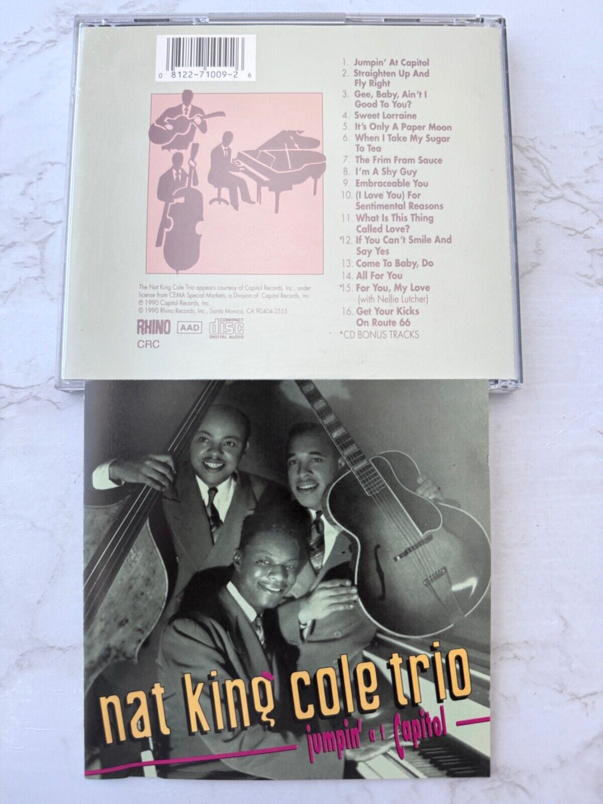 Nat King Cole – Trio Jumpin' At Capitol (1990) [ORIGINAL USA PRESS]