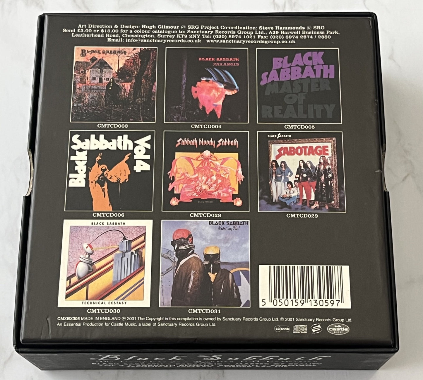 Black Sabbath – The Complete 70s Replica Collection 8 (Numbered, Box Set) (2001) [UK PRESS]