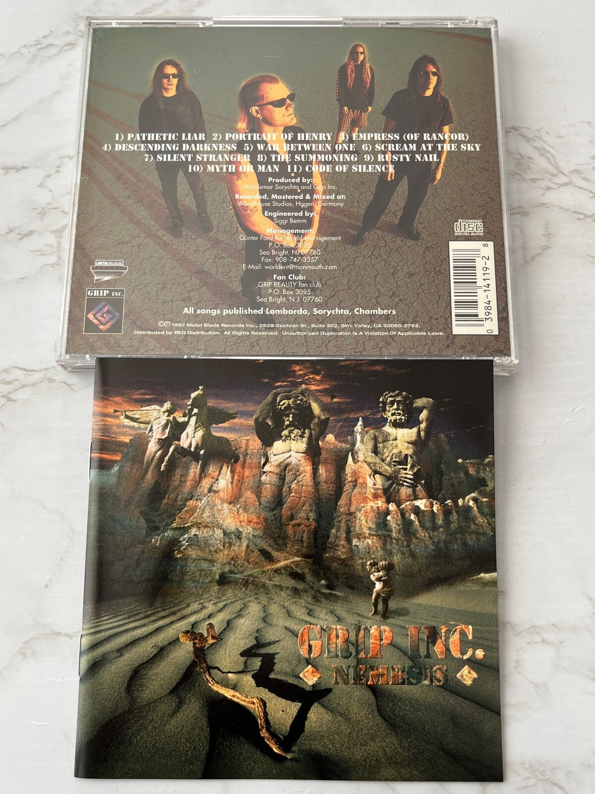 Grip Inc. – Nemesis (1997) [ORIGINAL USA PRESS]