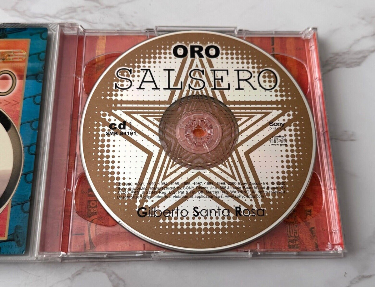 Gilberto Santa Rosa – Oro Salsero (2000) [ORIGINAL USA PRESS]