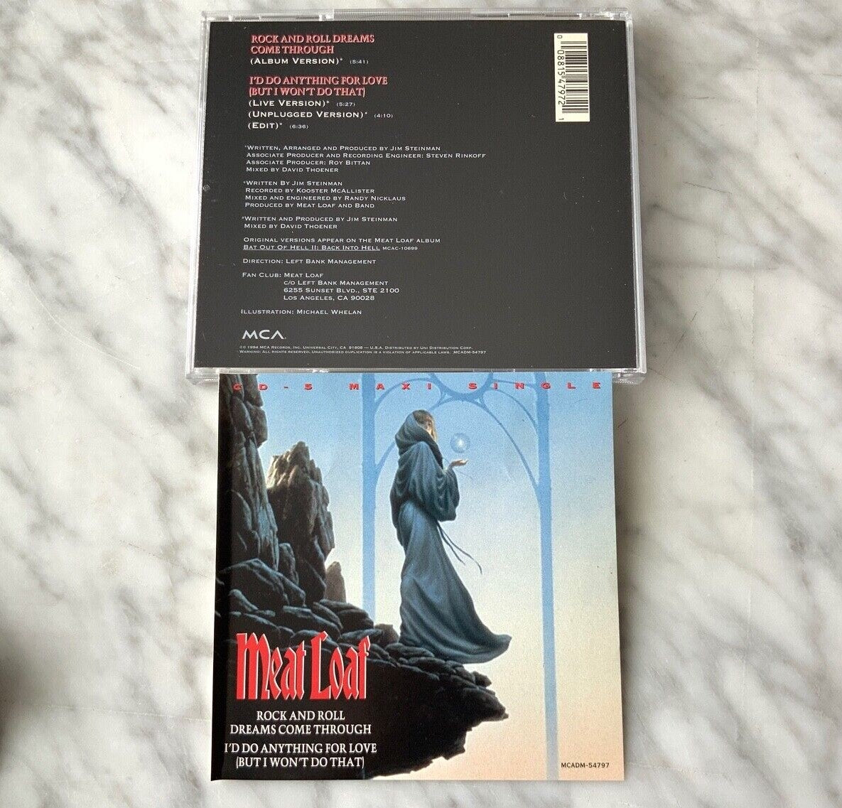Meat Loaf – Rock And Roll Dreams Come Through / I'd Do Anything For Love (1993)