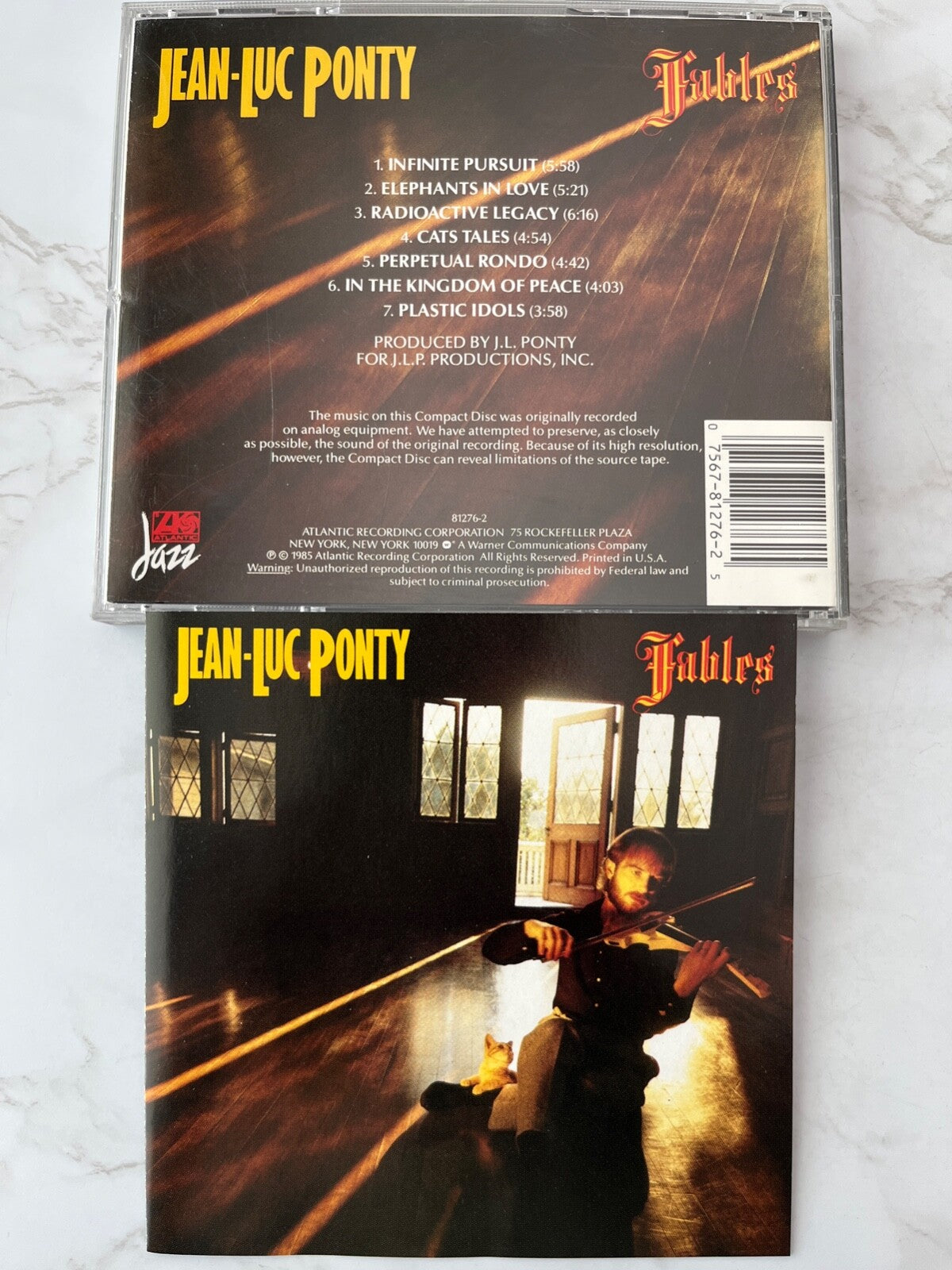 Jean Luc Ponty – Fables [ORIGINAL USA PRESS]