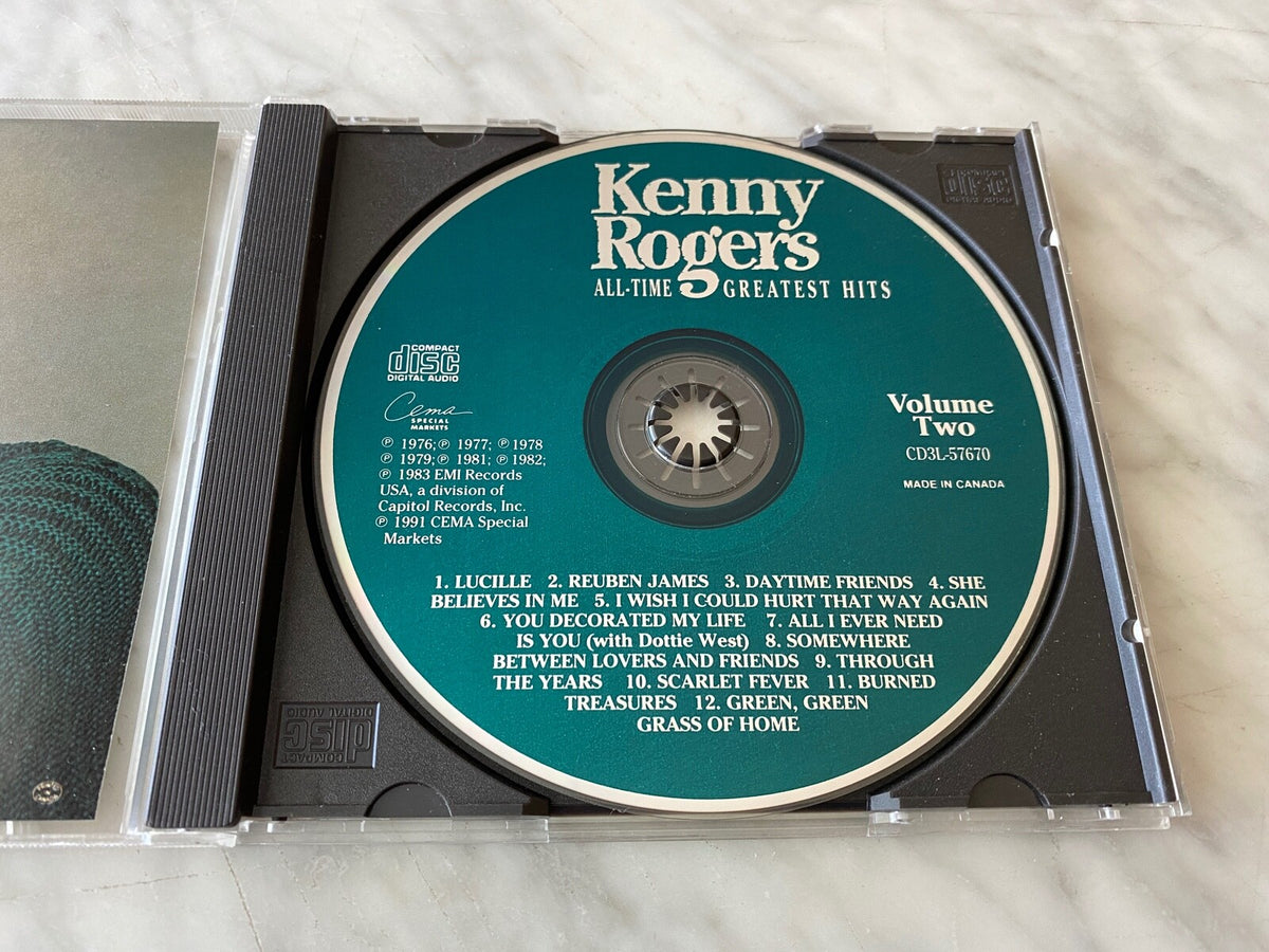 Kenny Rogers – All Time Greatest Hits Volume 2 (1991) [CANADA PRESS]