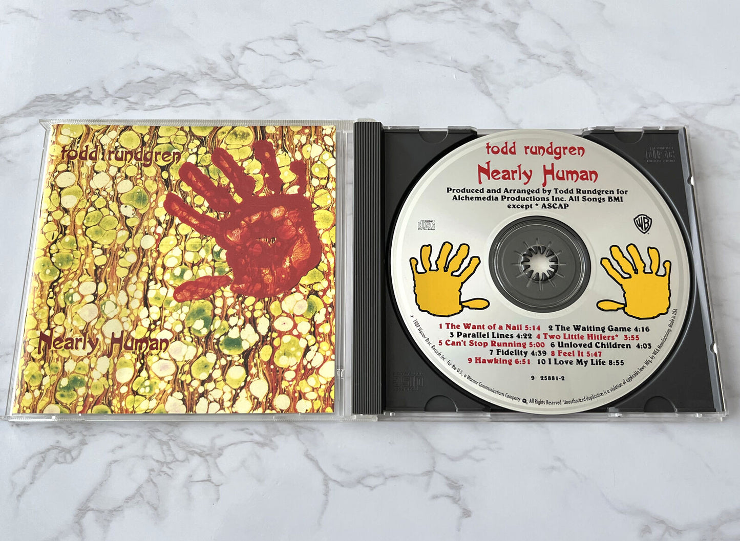 Todd Rundgren – Nearly Human (1989) [ORIGINAL USA PRESS]