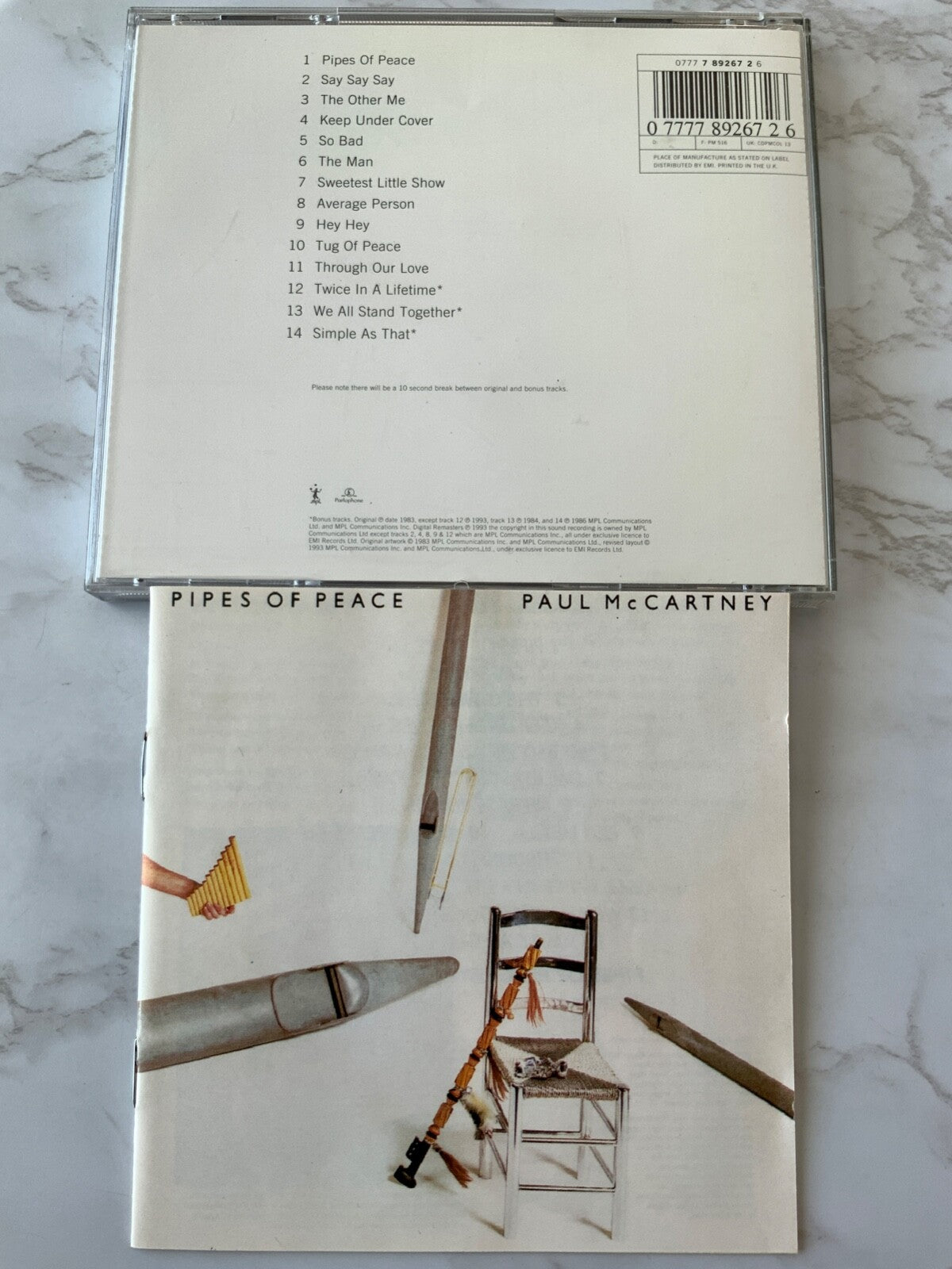 Paul McCartney – Pipes of Peace (1993) [UK PRESS]