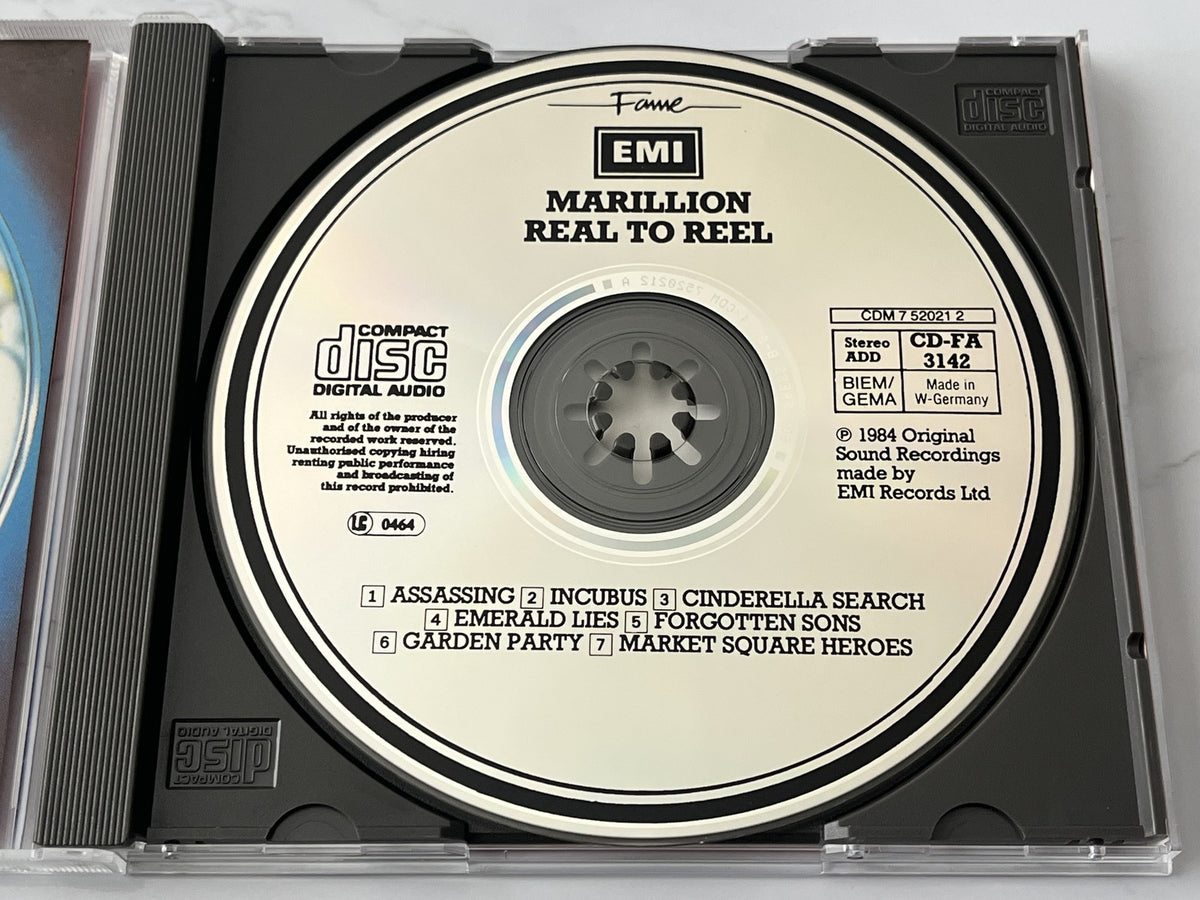Marillion – Real to Reel (1987) [W GERMANY TARGET ERA]
