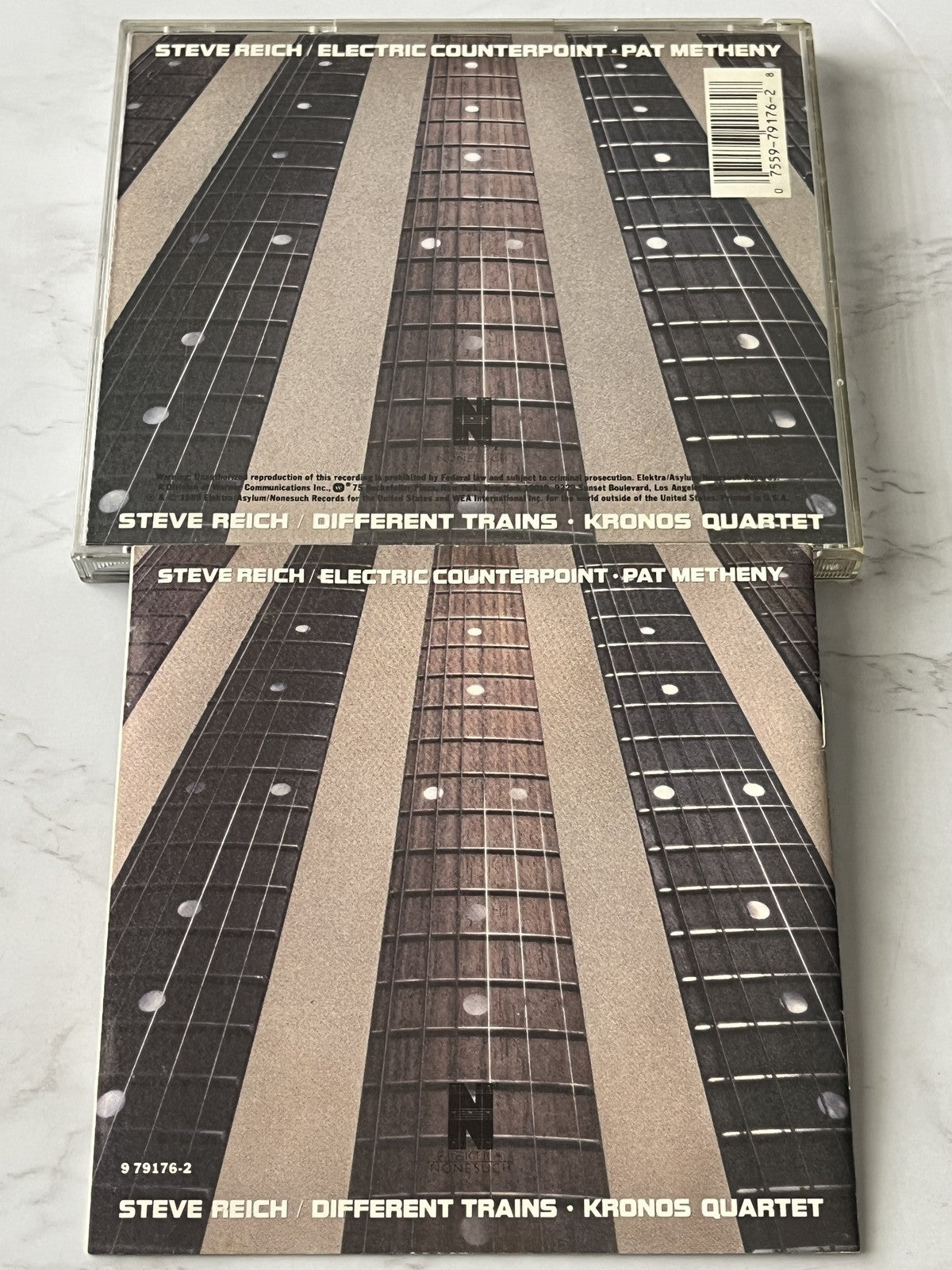 Steve Reich – Different Trains Electric Counterpoint (1989) [ORIGINAL USA PRESS]