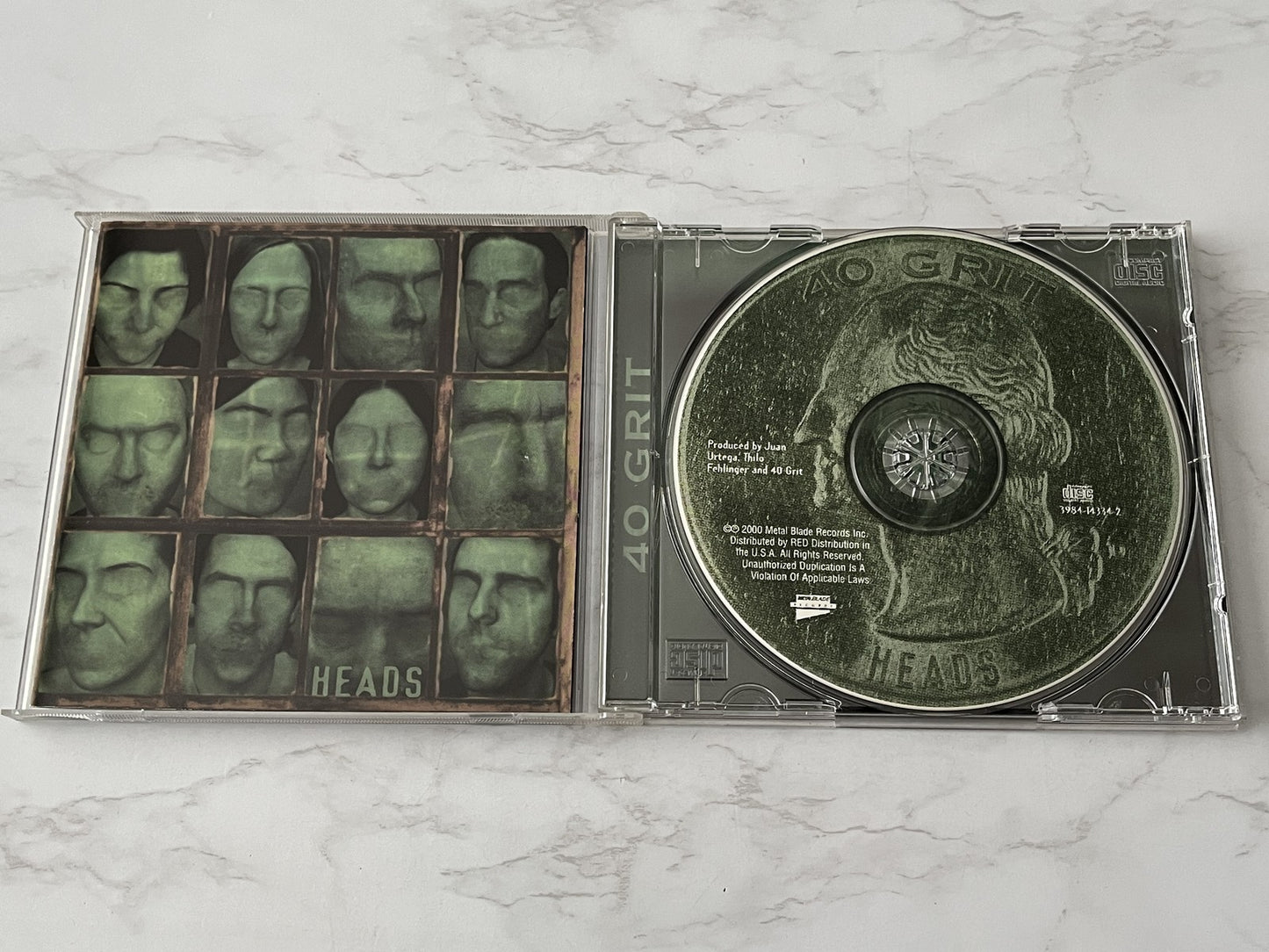 40 Grit – Heads (2000) [ORIGINAL USA PRESS]