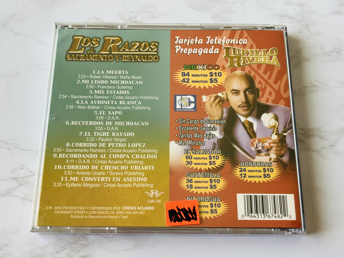Los Razos – La Muerta Recordando A Chalino (2002) [ORIGINAL USA PRESS]