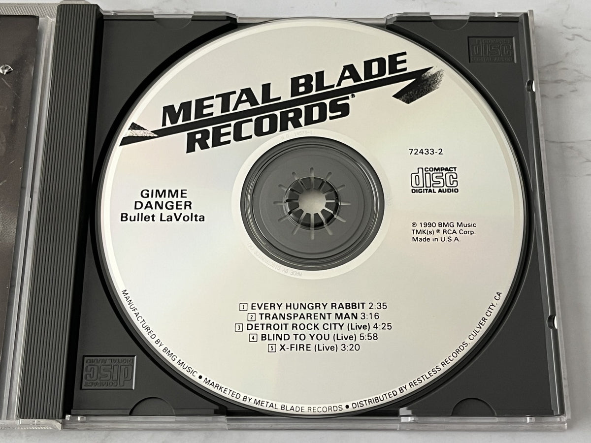 Bullet LaVolta – Gimme Danger (EP) (1990) [USA DISCTRONICS]