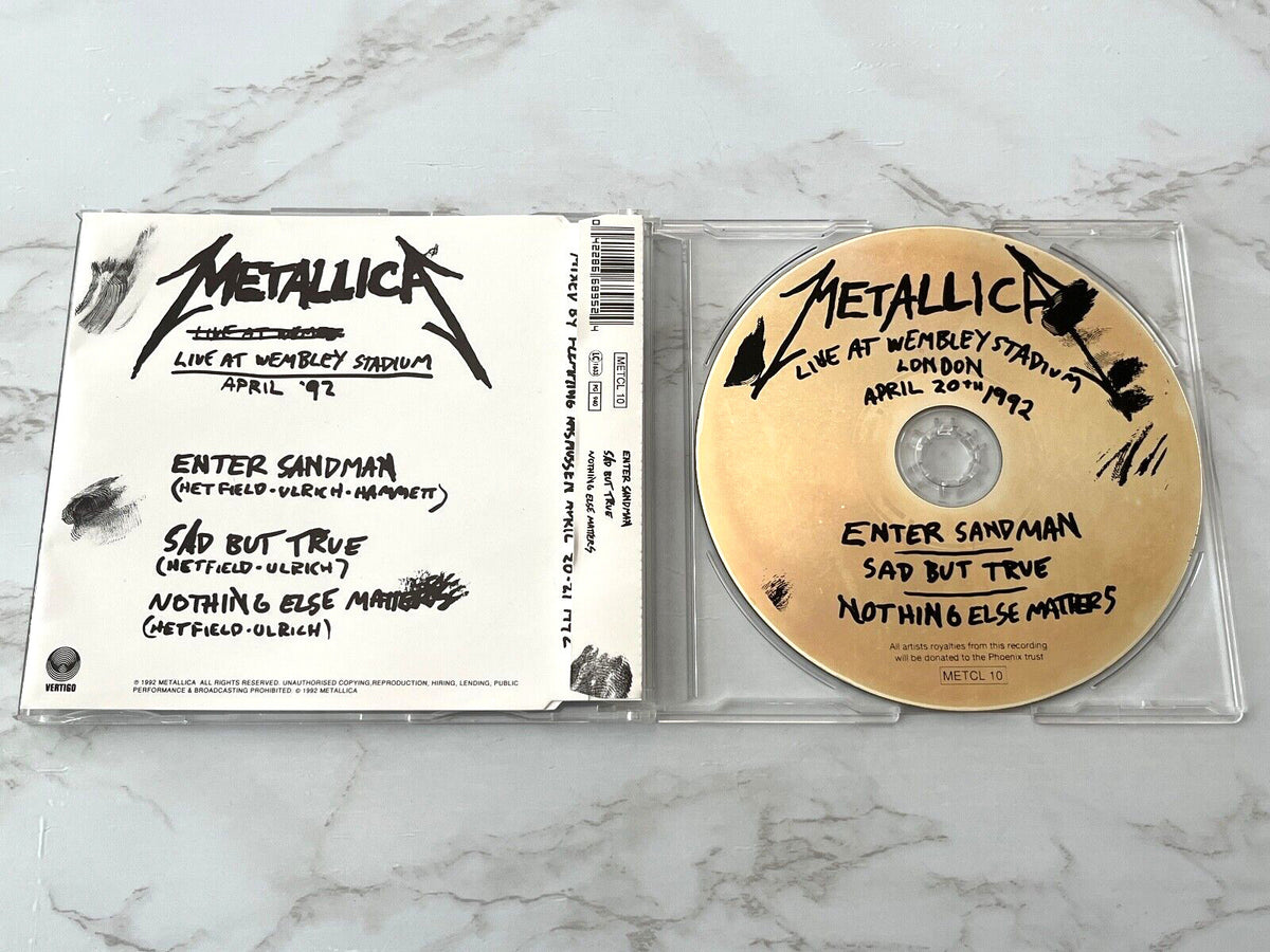 Metallica – Nothing Else Matters Live (1992) [UK PRESS]