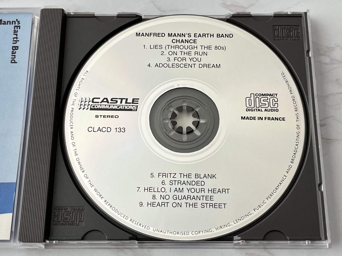 Manfred Mann – Manfred Mann's Earth Band Chance (1987)
