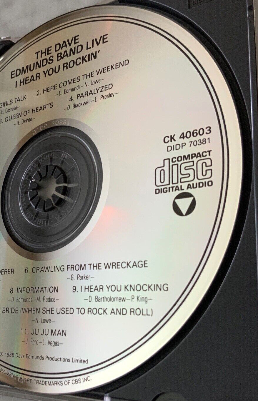 The Dave Edmunds Band – Live I Hear You Rockin' (1987) [DADC PRESS]