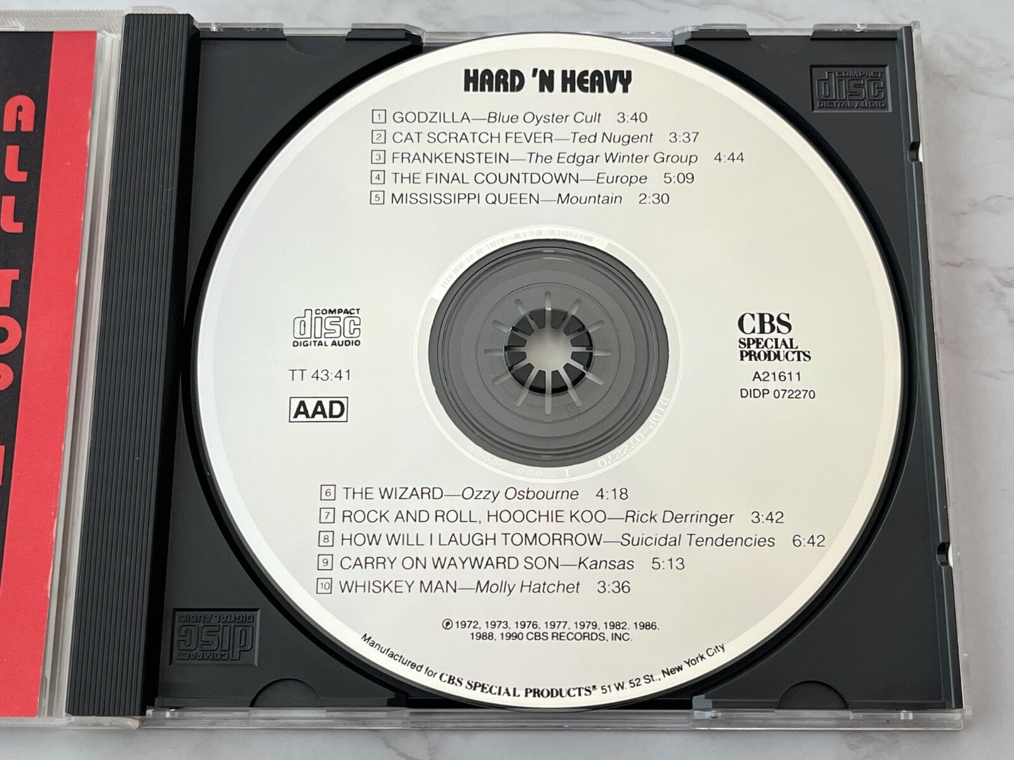 Blue Oyster Cult, Kansas, Molly Hatchet, Ozzy Osbourne, Ted Nugent – Hard N Heavy (1990)