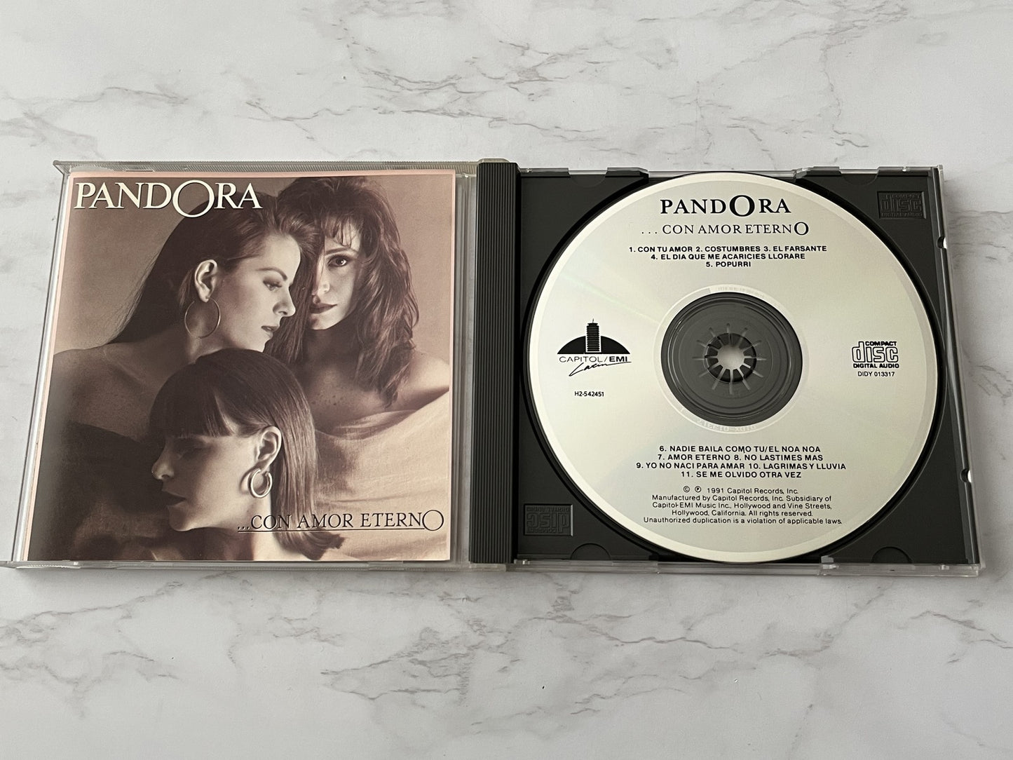 Pandora – Con Amor Eterno (1991)