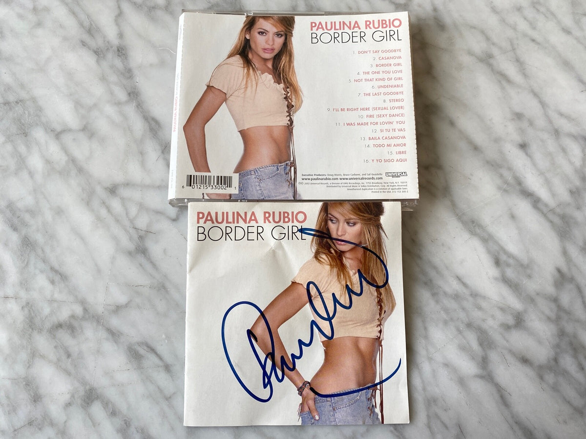 Paulina Rubio – Border Girl (Signed) (2002) [ORIGINAL USA PRESS]