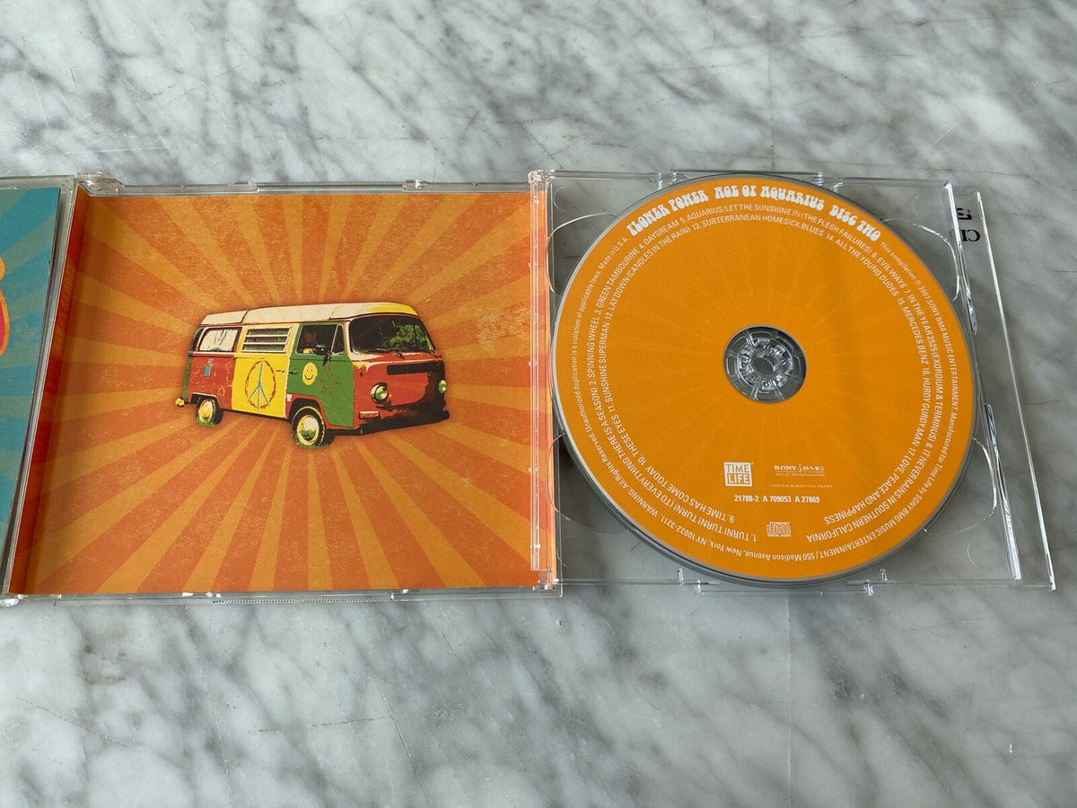 Various, Bob Dylan, Santana, The Guess Who – Time Life Flower Power Age Of Aquarius (2007)