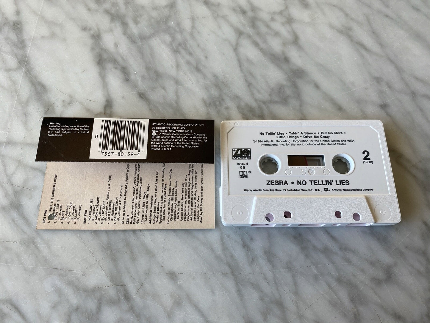 Zebra – No Tellin' Lies (1984)
