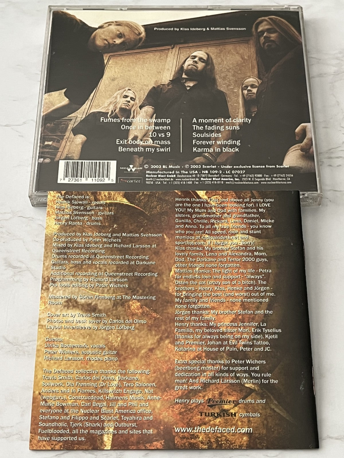 The Defaced – Karma In Black (2003) [ORIGINAL USA PRESS]