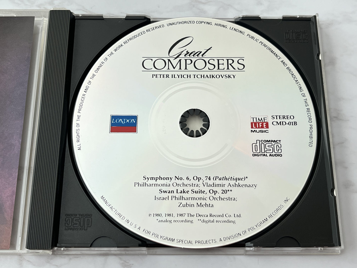 Pyotr Ilyich Tchaikovsky – Time Life Great Composers Tchaikovsky (1987)