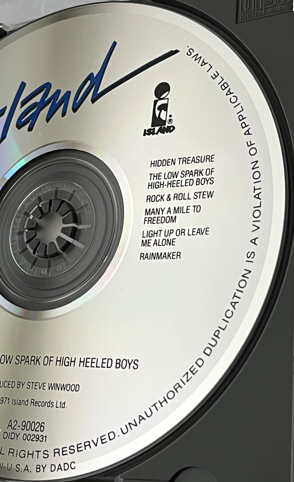 Traffic – The Low Spark Of High Heeled Boys [DADC PRESS]
