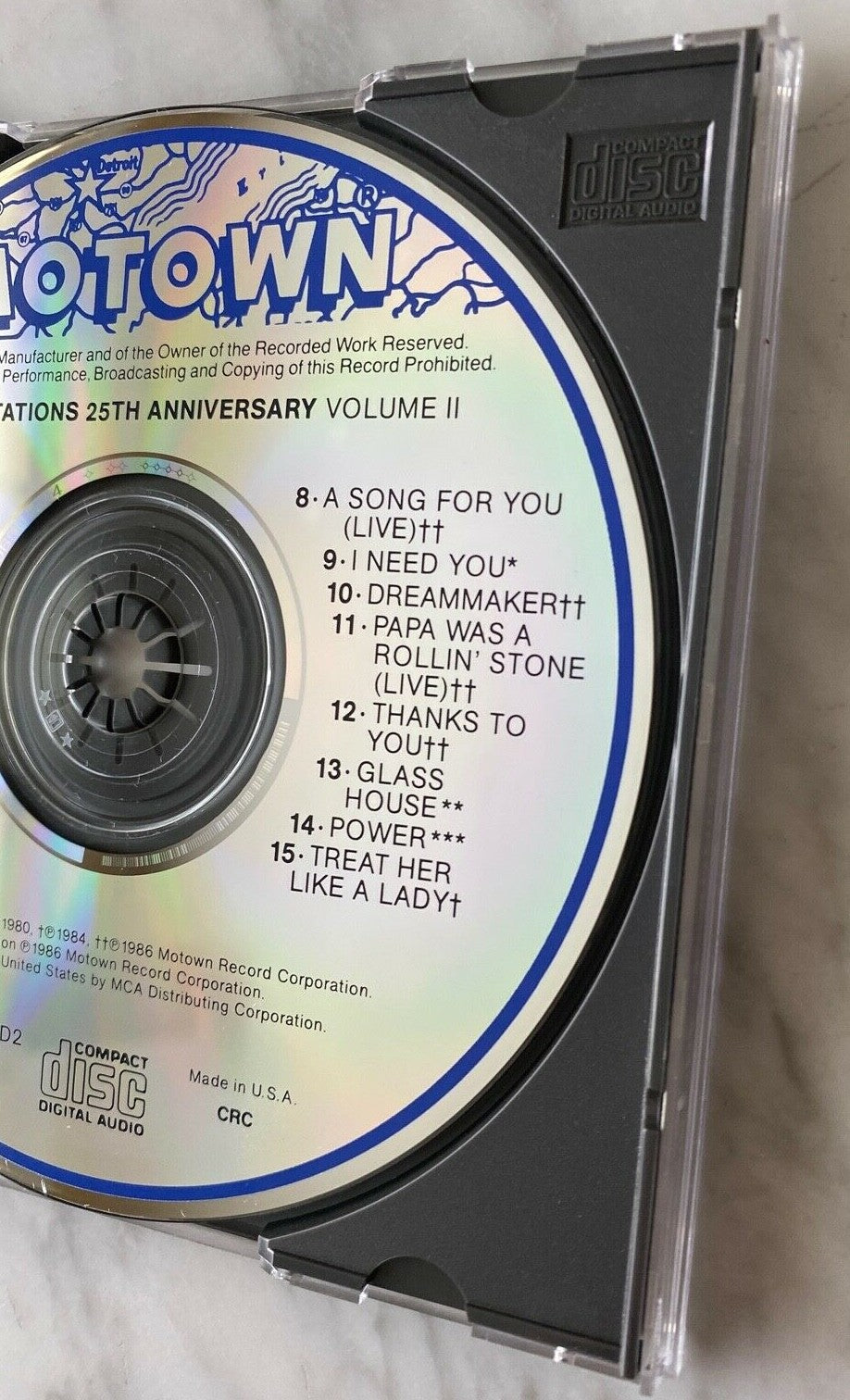 The Temptations – 25th Anniversary Vol. II