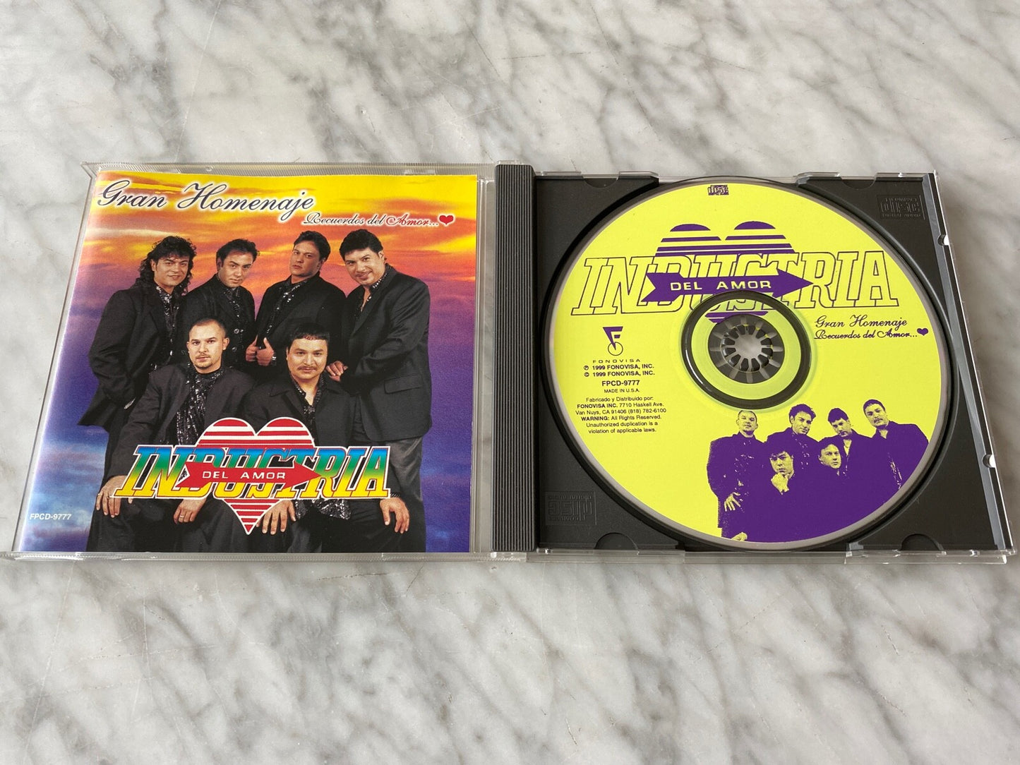 Industria Del Amor – Gran Homenaje Recuerdos Del Amor (1999) [ORIGINAL USA PRESS]