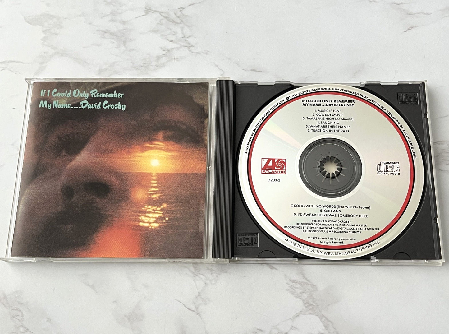 David Crosby – If I Could Only Remember My Name (1990) [ORIGINAL USA PRESS]