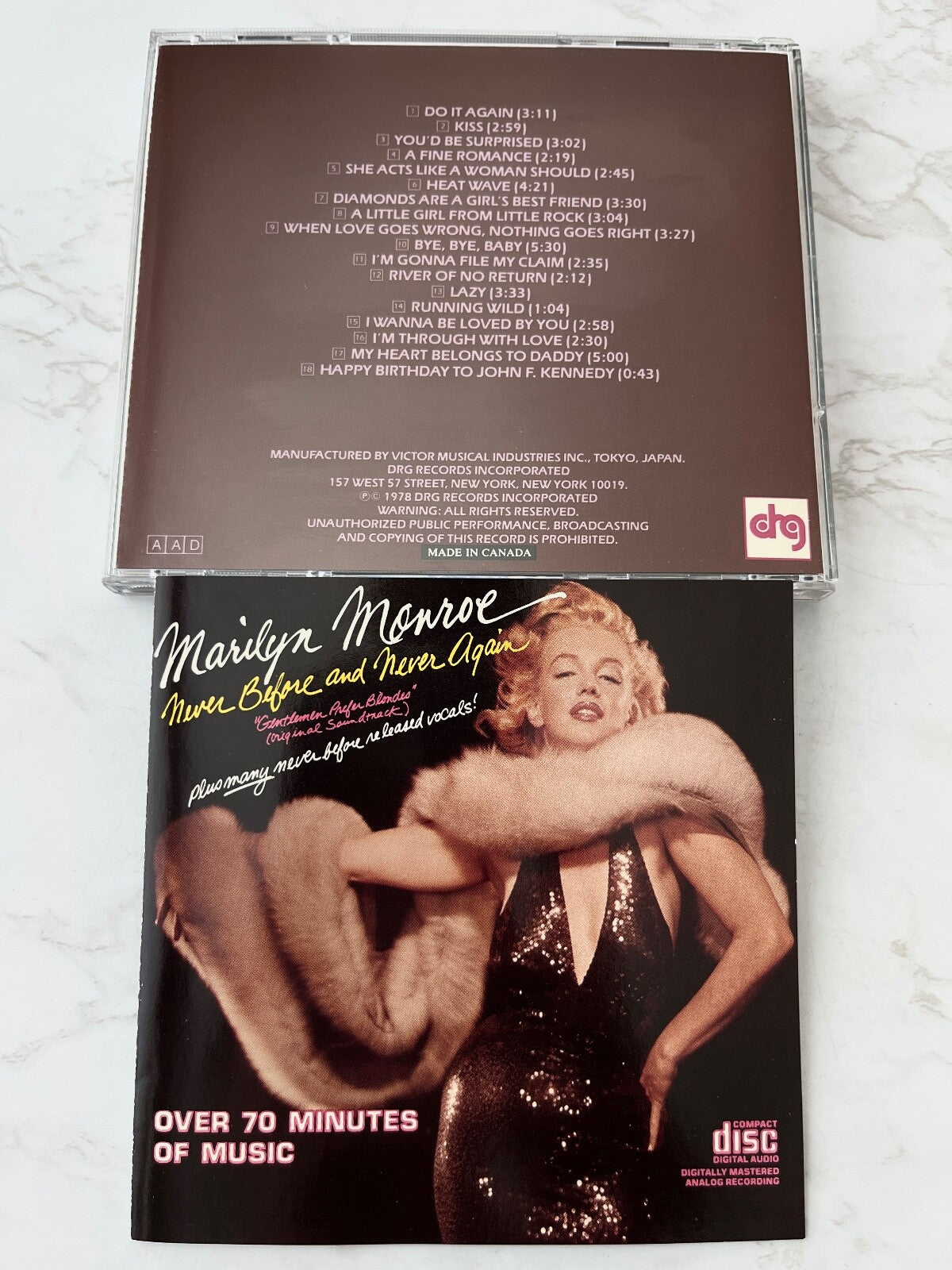 Marilyn Monroe – Never Before And Never Again [CANADA PRESS]