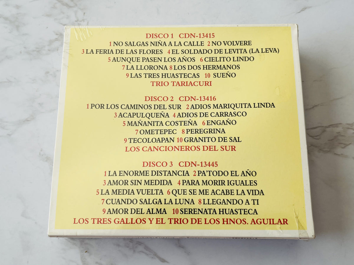 El trio tariacuri, Los Cancioneros Del Sur, Various – Trios Rancheros Serie De Oro (Box Set) (2004)