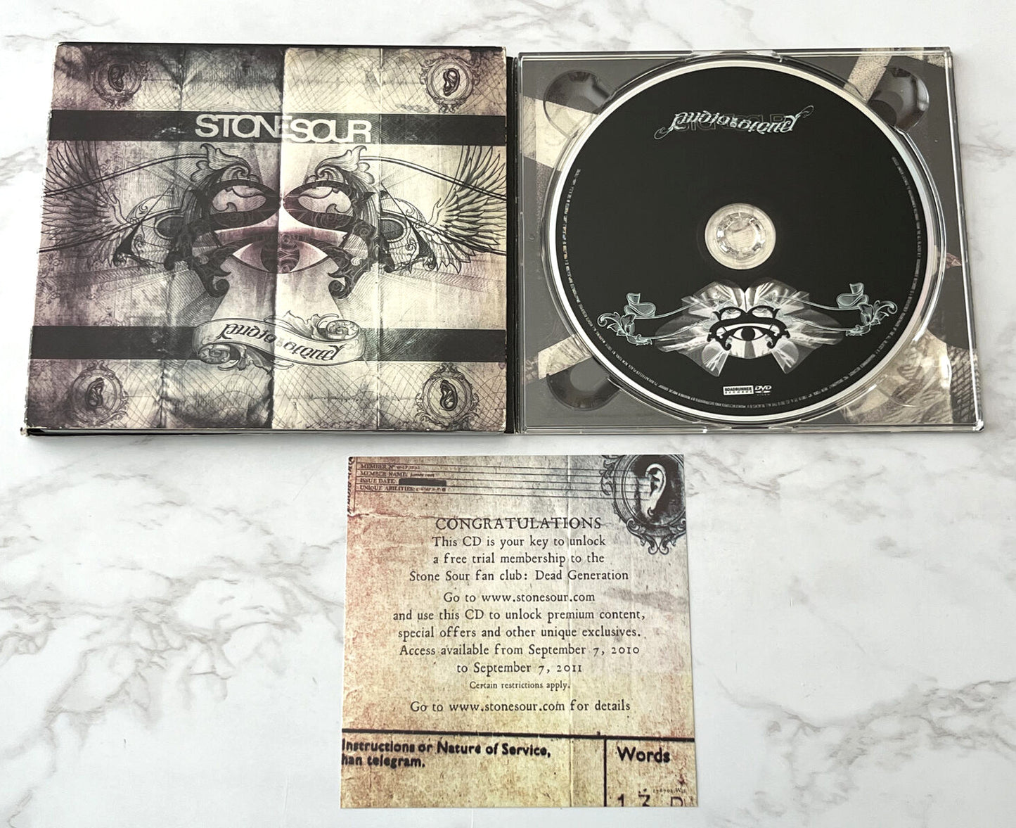 Stone Sour – Audio Secrecy (Deluxe Edition, Digipak, CD/DVD) (2010)