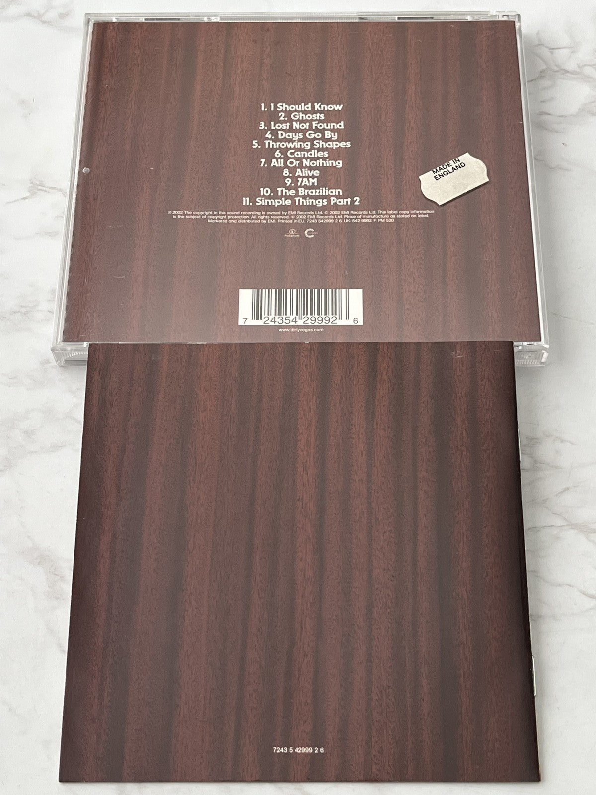 Dirty Vegas – Dirty Vegas (2002) [EURO PRESS]
