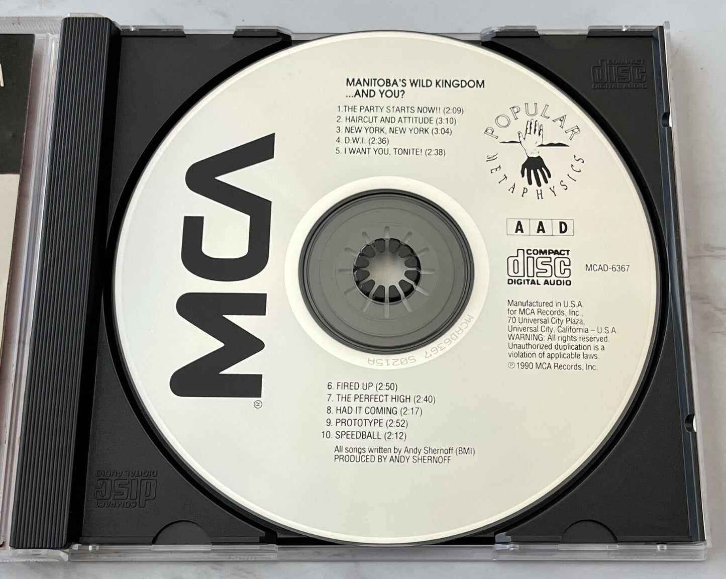 Manitoba's Wild Kingdom – And You? (1990) [ORIGINAL USA PRESS]