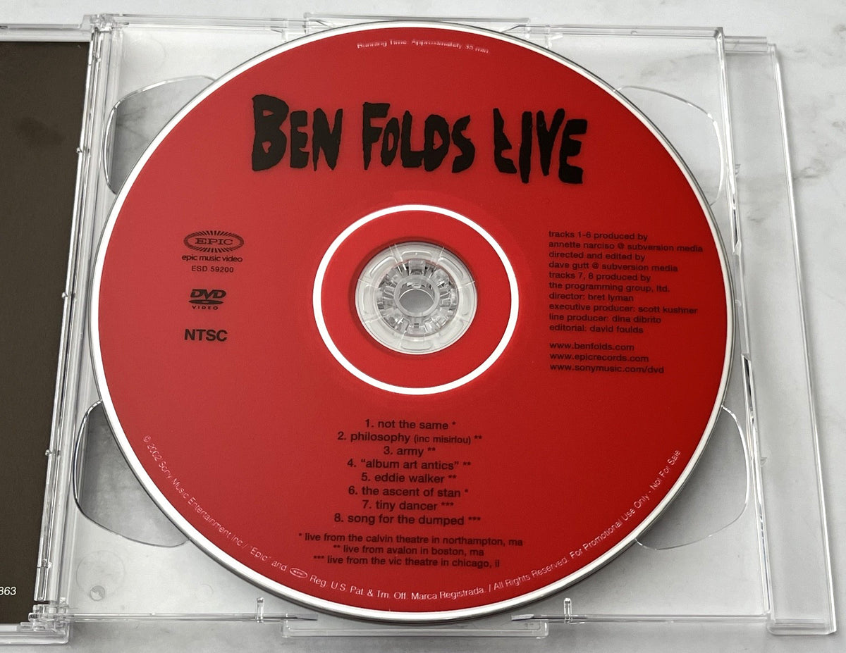 Ben Folds – Live (Numbered, CD/DVD) (2002)