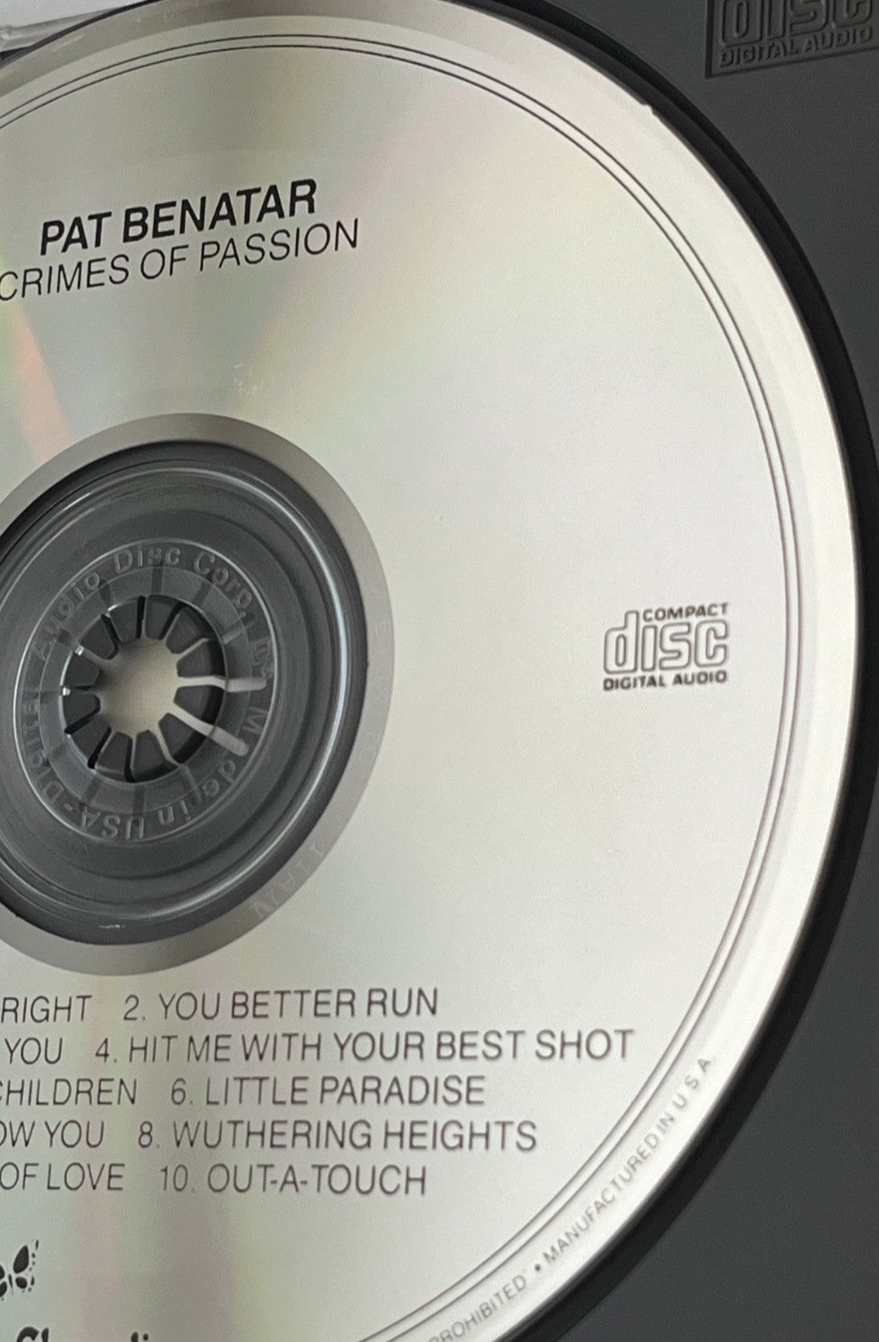 Pat Benatar – Crimes of Passion (1984) [DADC PRESS]