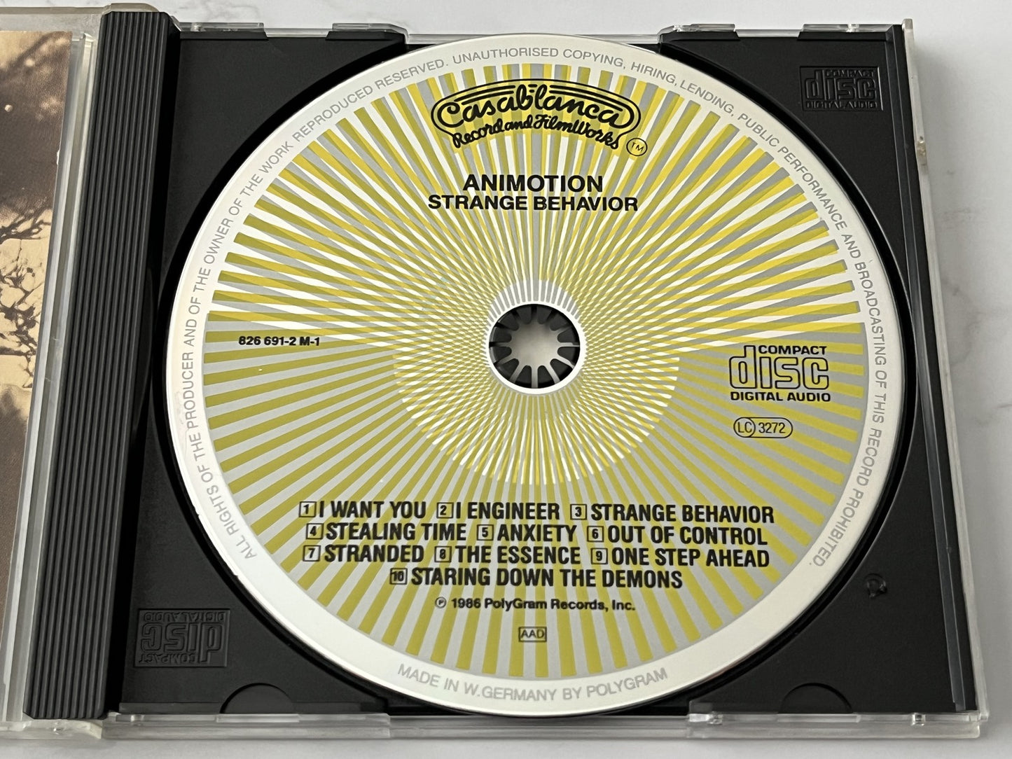 Animotion – Strange Behavior (1986) [W GERMANY TARGET ERA]