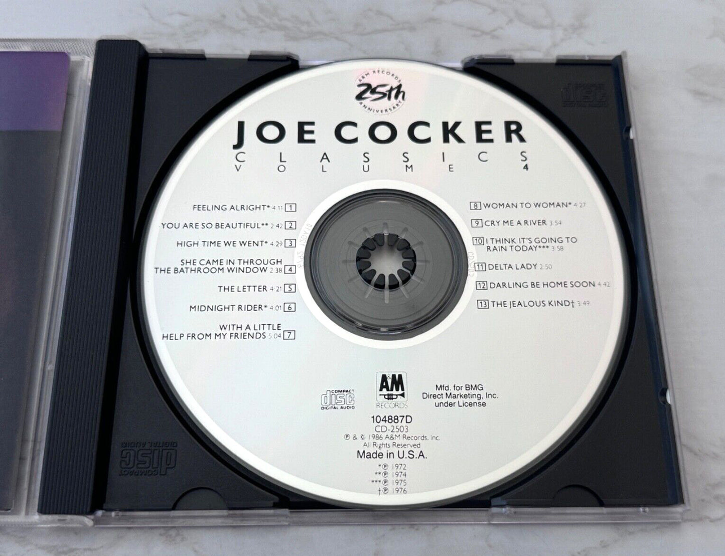 Joe Cocker – Classics Volume 4 (1987) [ORIGINAL USA PRESS]