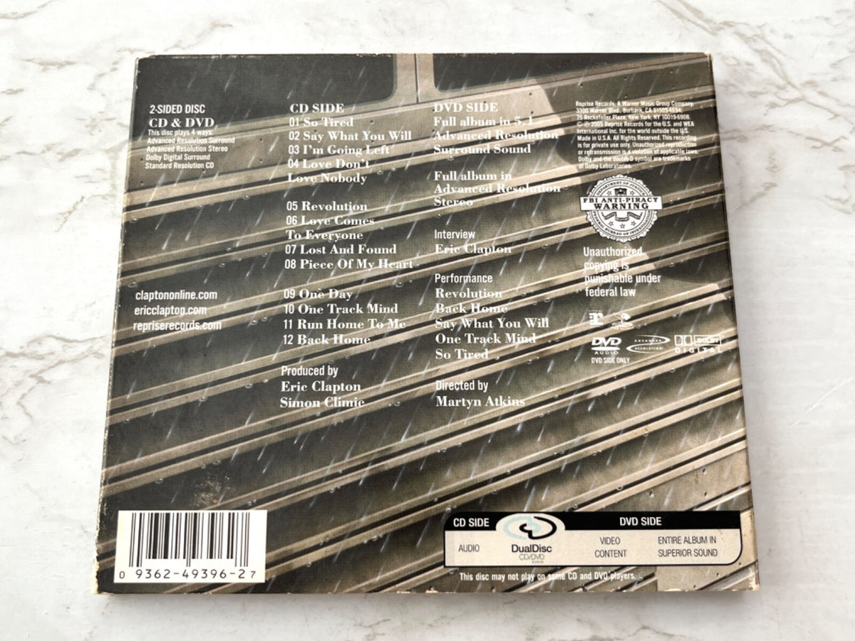 Eric Clapton – Back Home (DualDisc, Digipak, CD/DVD) (2005)