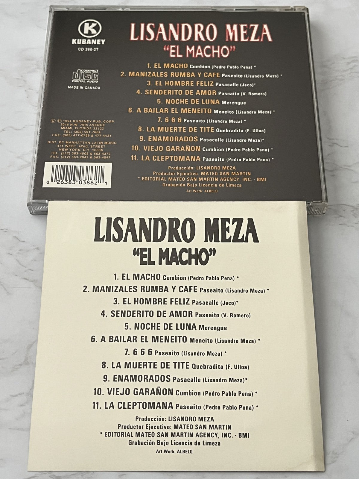 Lisandro Meza – El Macho (1994) [ORIGINAL USA PRESS]