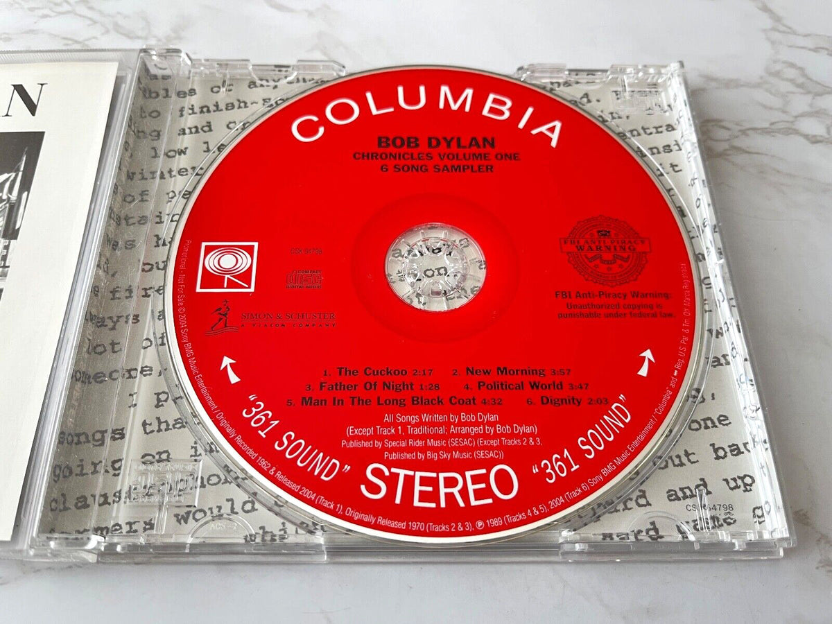 Bob Dylan – Chronicles Vol. 1 6 Song Sampler (Promo) (2004)